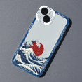 thumbnail image 1 of Funda de teléfono transparente Kanagawa para iPhone 13, 12, 11, 14 Pro MAX, XS, X, Mini, XR, 7, 8 Plus Fivean unisex, 1 of 2