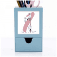 thumbnail image 1 of fox animal stands meat food bs desk supplies organizer pen holder card, 1 of 3
