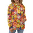 thumbnail image 3 of It's A Small World Flowers Oversized Hoodies for Women Pullover Womens Clothes with Pocket Mens Ultimate Pullover Hoodie Sweatshirt S-6XL, 3 of 8