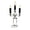 C, variant on 11.8 inch Halloween Skeleton Candle Holder, Skull Base LED Flameless Candle Lamp, Spooky Atmosphere Light for Tabletop Scene Decoration Display