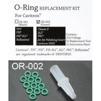 O-Rings Neri Di Ricambio Per Inserti Cavitron: Per TFI E FSI, Nuovi, USA