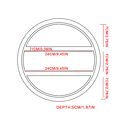 thumbnail image 4 of Estante de madera con forma de luna, estante para colgar en la pared, sala de estar, cocina, decoración del hogar, luna llena Scienceny HA001851-01, 4 of 6