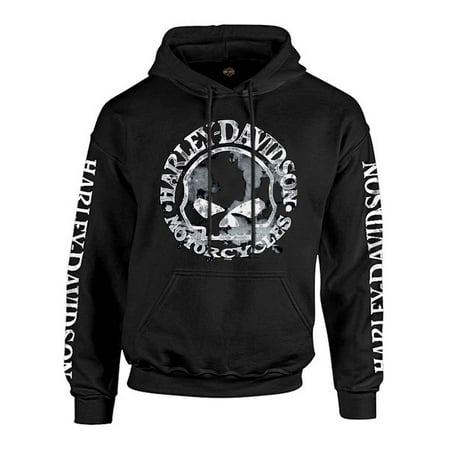 X-Large Men's Sweatshirt Willie G Skull Black HD Pullover (XL) 30296648