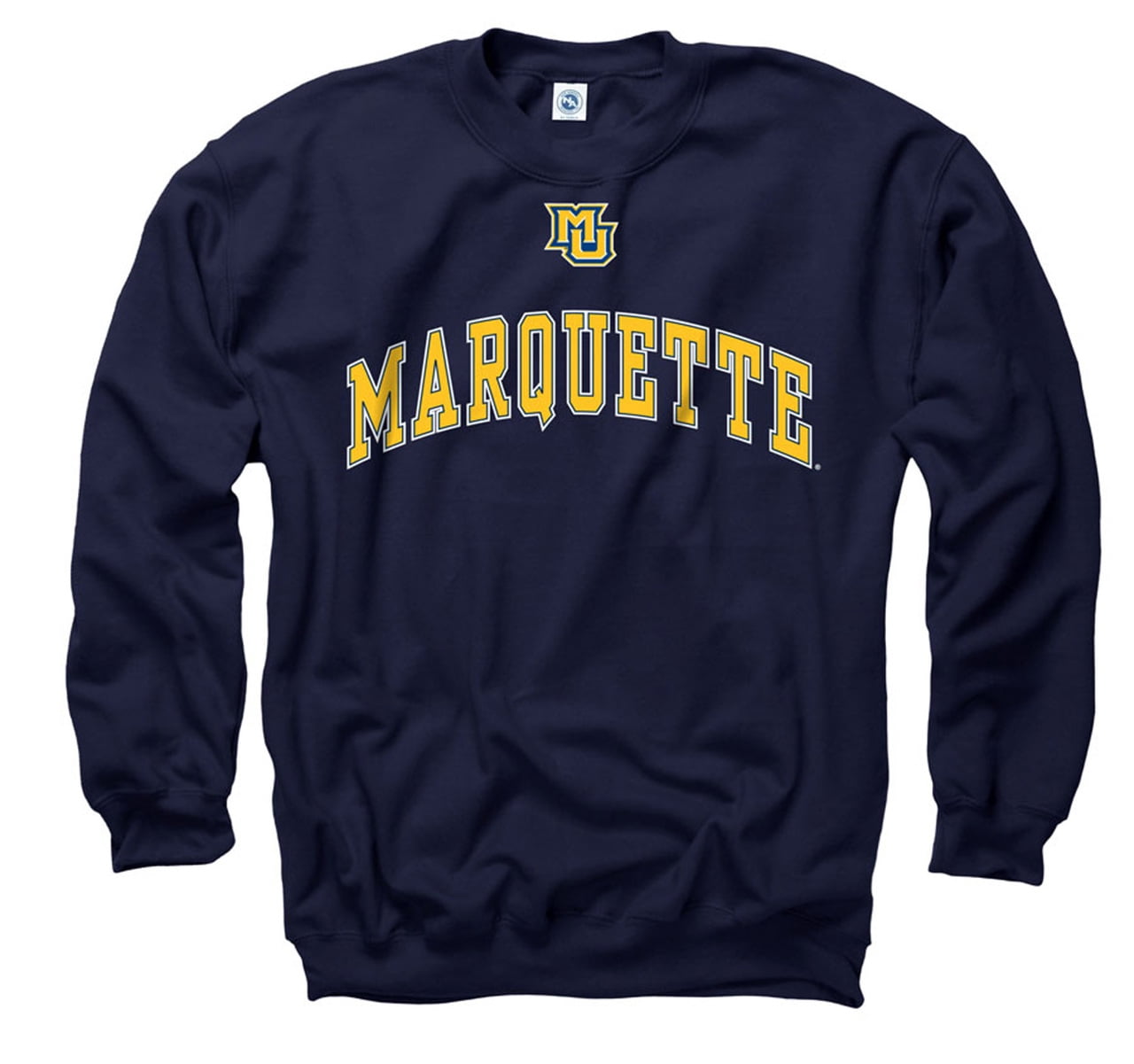 Marquette Golden Eagles Adult Icon Crewneck Sweatshirt - Navy - Walmart ...