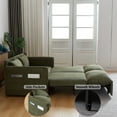 thumbnail image 6 of Queen Size Sleeper Pull Out Couch With Storage,Convertible Loveseat Sofa Bed,Prefect For Living Room,Apartment,Ofiice, 6 of 7