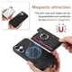 thumbnail image 5 of B5 For iPhone 16 Plus Case 2-in-1 Magnetic Detachable Card Holder Leather+TPU Phone Cover - Black, 5 of 5