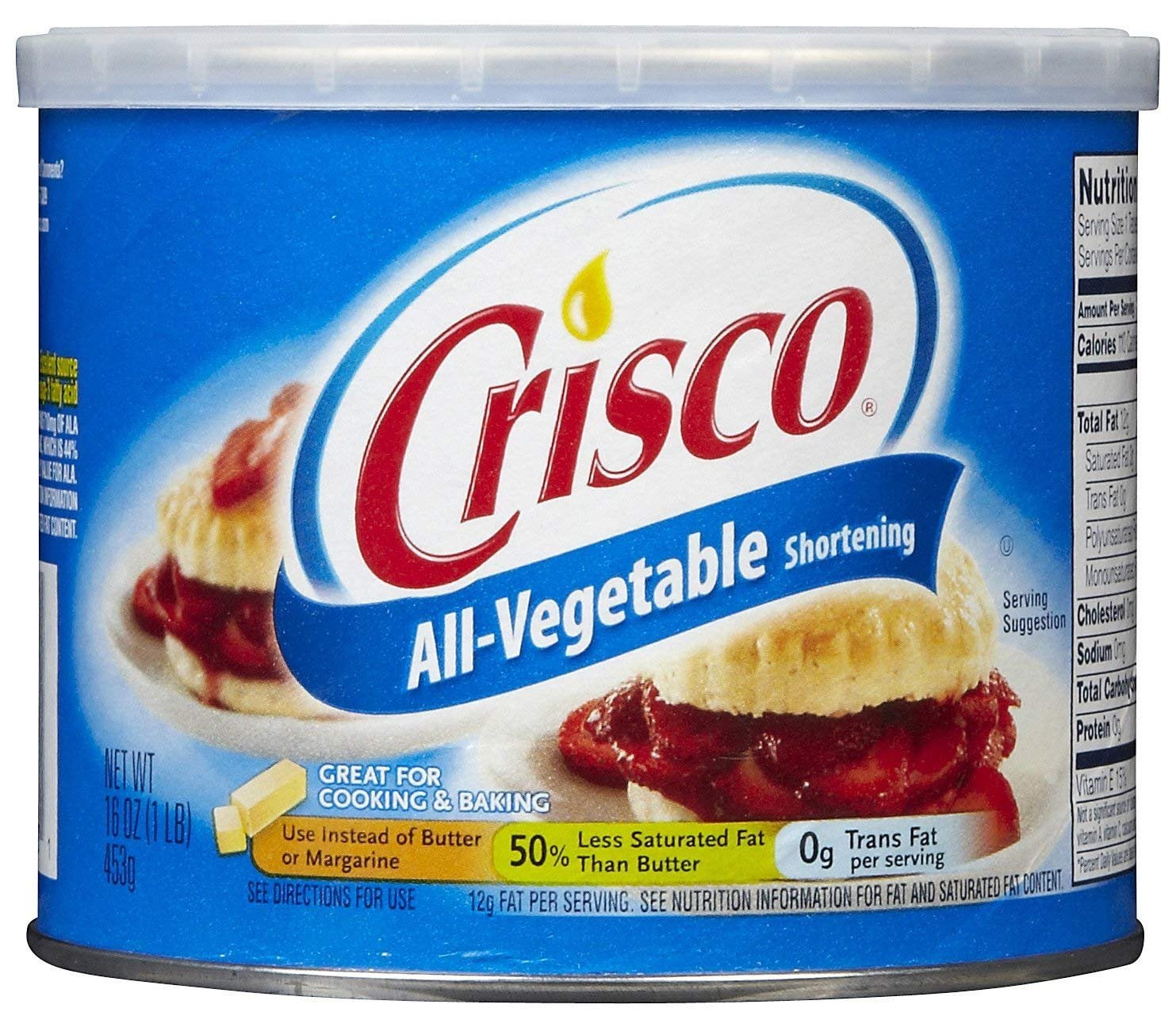 Crisco All Vegetable Shortening16 OZ