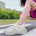 thumbnail image 2 of 1 par de zapatillas gruesas para mujer, zapatillas gruesas para mujer, zapatillas de moda, zapatos deportivos para mujer, talla 39, 2 of 5