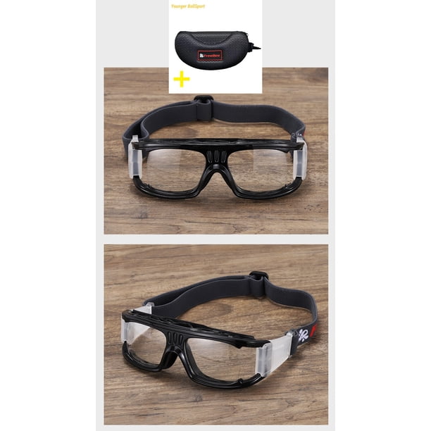 Gafas de baloncesto para miopía, gafas deportivas, gafas de fútbol, gafas anticolisión, gafas extraíbles sin marco de Pilar, gafas de ciclismo qiuyongming unisex