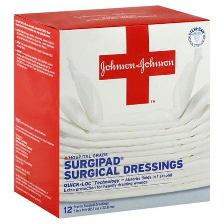 Johnson & Johnson Johnsons Surgical Dressings, 12 ea