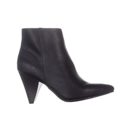 Seven Dials Calzada Pointed Toe High Ankle Boots, Black Smooth ...