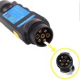 thumbnail image 5 of 7 pin trailer tester, 7 pin car trailer tester, 12V trailer 7 pin tester light circuit wiring diagnostic tool (7 pin trailer tester), 5 of 5