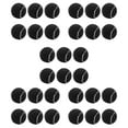 thumbnail image 1 of Paquete De 30 Pelotas De Tenis, Pelotas De Entrenamiento EláSticas Resistentes Al Desgaste, 66 Mm, Pelota De Tenis Para PráCtica De Principiantes Para Damas, Negro, 1 of 5