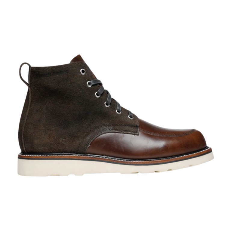 ?3xHP?Broken Homme Jaime Dark Mahogany Brown Leather Lace Up Boots USA 9.5 broken_homme_jamie_leather_boo  main image 4