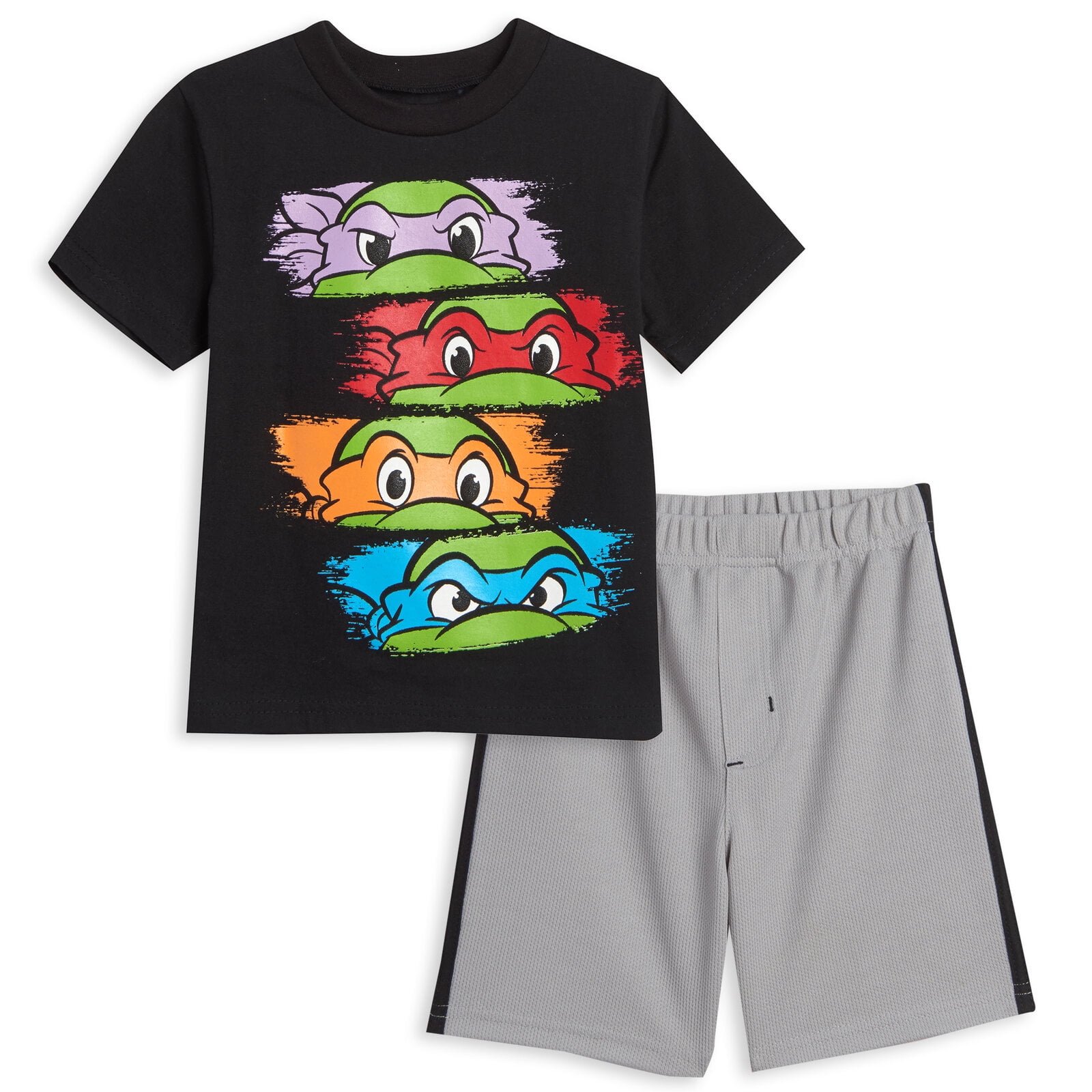 Boy's Nickelodeon TMNT Shirt Ninja Turtles Var Styles 4 5/6 7/8 10/12 14/16 New 