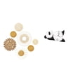 thumbnail image 1 of Adornos Decorativos De Pared Con Forma De Panda De Tejido De Ratán, Artesanías Decorativas, Decoración Moderna Y Bonita Para El Hogar, Sala De Estar, Salón De Té, Pasillo, Dormitorio,, 1 of 8