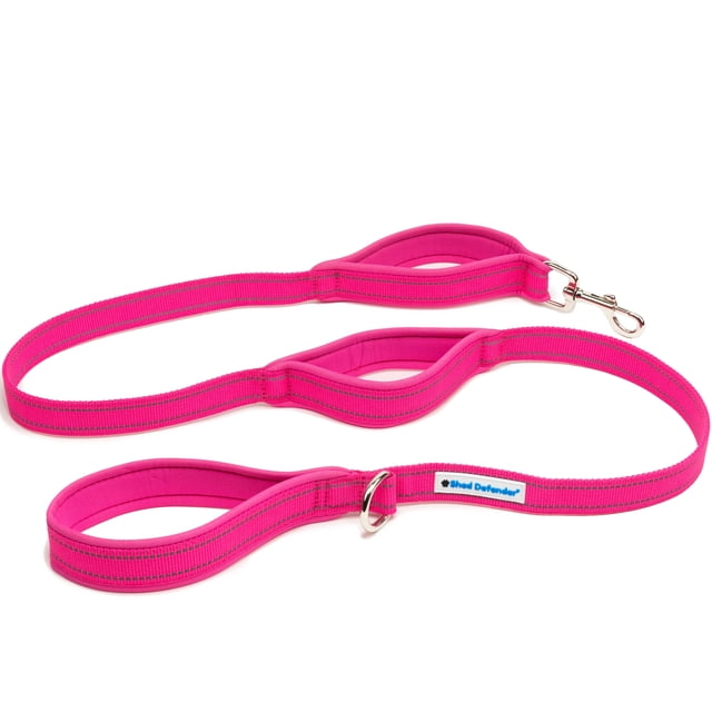 Shed Defender 5 ft. Dog Leash - Three Padded Handles - Dual Layered Thickness for Extra Strength - Reflective Stitching 5 ft. for Large & Small Dogs - Training Lead