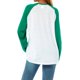 thumbnail image 5 of Sudadera Para Mujer De Manga Larga Con Estampado De TréBol De Coche Y Gato XBTCLXEBCO Enano Verde;XL, 5 of 5