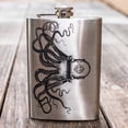 thumbnail image 2 of 8oz Steampunk Octopus Flask L1, 2 of 3