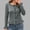 *Dark Gray, variant on ClodeEU Women's Knit Sweater Cardigan with Ruffle, Solid Color Round Neck Button Front Long Sleeve Top Blue,Womens Plus S