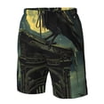 thumbnail image 4 of Balery MoonNight Sky Crow Traje de Baño Estilo Hawaiano para Hombre, Shorts de Secado Rápido con Bolsillos-Small, 4 of 6