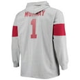 thumbnail image 3 of Men's Fanatics Kyler Murray Heathered Gray Arizona Cardinals Big & Tall Player Name & Number Pullover Hoodie, 3 of 3