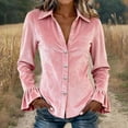 thumbnail image 2 of Njagoc3 Women Business Casual Tops Long Sleeve Blouse Button down Work Shirts Dressy Tops Summer Fall Fashion 2026, 2 of 6