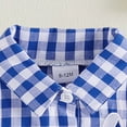 thumbnail image 6 of Larisalt Toddler Baby Boy Easter Shirt Cute Embroidery Short Sleeve Lapel Shirt Top Kids Boys Summer Clothes, 6 of 6