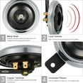 thumbnail image 4 of DC 1.5A 105dB Universal Waterproof Motorcycle Loud Electric Horn, 4 of 7