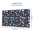 thumbnail image 3 of Kdxio Cherry Blossoms Print Large Gaming Mouse Pad,Non-Slip Base,Water Resist Keyboard Pad for Gamer,Office & Home,29.5 x 15.8 in, 3 of 9