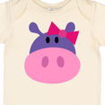 thumbnail image 4 of Inktastic Girl Hippo Girls Baby Bodysuit, 4 of 5