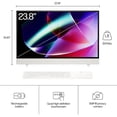 thumbnail image 4 of Hewlett Packard Envy Move 24-cs0090 23.8" Intel i5-1335U 16GB/512GB All-in-One Desktop PC, 4 of 11