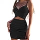thumbnail image 1 of Vestido de Tirantes para Mujer, Color Negro, Talla L, 1 of 7