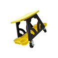 thumbnail image 2 of ziyahi Car Detailing Stool Chair Mechanic Stool with Storage Holder remover tire repair for Car Repair Yellow, 2 of 9