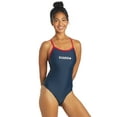 thumbnail image 4 of Sporti Guard Solid Wide Strap One Piece Swimsuit, High Cut, Unpadded, Athletic (Women’s), 4 of 11