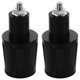thumbnail image 1 of BESTYASH 1 Par Tapones Para Manillar De Motocicleta En Aluminio Negro Con Estilizado Y Fácil Instalación, 1 of 6