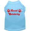 Pet Dog Cat Shirt Screen Printed, "Local Celebrity"