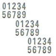 thumbnail image 2 of Autocollant par Numéro Réfléchissant Autocollant Numérique Réfléchissant 3 Pcs, 2 of 3