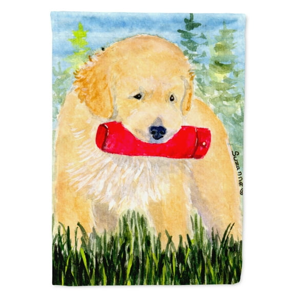 Caroline's Treasures SS8858-FLAG-PARENT Golden Retriever Flag, , multicolor