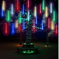 thumbnail image 6 of Zhangyh Solar Meteor Shower Lights,30cm 8 Tubes LED with Remote Falling Raindrop Cascading Icicle Fairy Lights,Decorative Rain String Lights for Decoration, 6 of 9