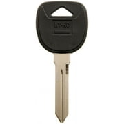 Hy-Ko 12005B93 Key Blank with Rubber Head, Brass, Nickel Plated