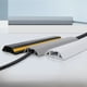 thumbnail image 1 of Canaleta de PVC autoadhesiva para suelo blando, con ranuras para cables domésticos aisladas, engrosada, antideslizante, para suelos blandos, 1 of 5