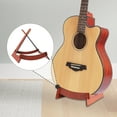 thumbnail image 6 of Kuntesetty Wooden Floor Guitar Stand Detachable Violin Stand for Banjo Acoustic Ukulele Light Wood Color, 6 of 9