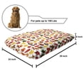 thumbnail image 2 of Autumn Pet Bed, Pine Cones Harvest Maple Leaves Season Time Fall Themed Composition Colorful, Chew Resistant Pad for Dogs and Cats Cushion with Removable Cover, 24" x 39", Multicolor, by Ambesonne, 2 of 4