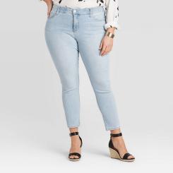Ava \u0026 Viv Women's Plus Size Light Wash 