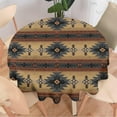 thumbnail image 5 of Aztec Tablecloth, Ethnic Tribal Geometric Design Rustic Style Table Cloth Boho Chic Washble Table Cover for Dinning Kitchen Farmhouse Party Decor 60", 5 of 5