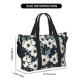 thumbnail image 2 of Travel Duffle Bag Floral Flowers Blue Travel Tote Bags Carry on Luggage Waterproof Weekender Bags with Top Handle Adjustable Shoulde Strap for Travel Gym, 2 of 5