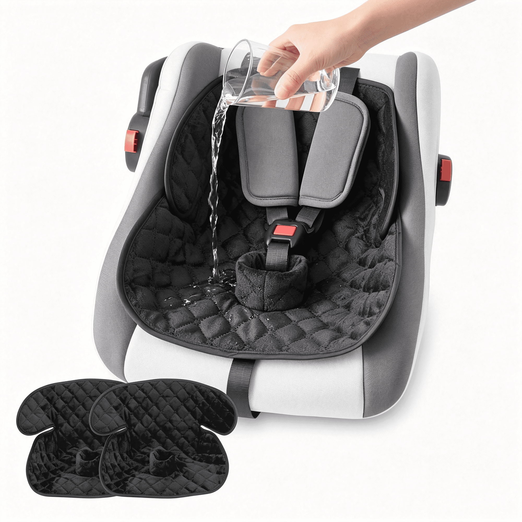 LADYGYM Waterproof Car Seat Potty Training Protector Piddle Pads Carseat Liners Potty Training Car Seat Protector