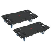 Uxcell Furniture Dolly Movers with 4 Wheels 154lbs Capacity for Heavy Furniture Blue 2 Pack