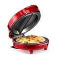 thumbnail image 1 of Holstein Housewares - Non-Stick Omelet & Frittata Maker, Metallic Red/Stainless Steel - Makes 2 Individual Portions Quick & Easy, 1 of 10